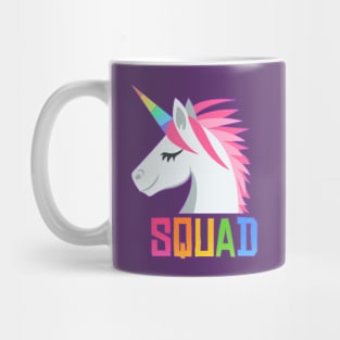 Rainbow Unicorn Squad Mug